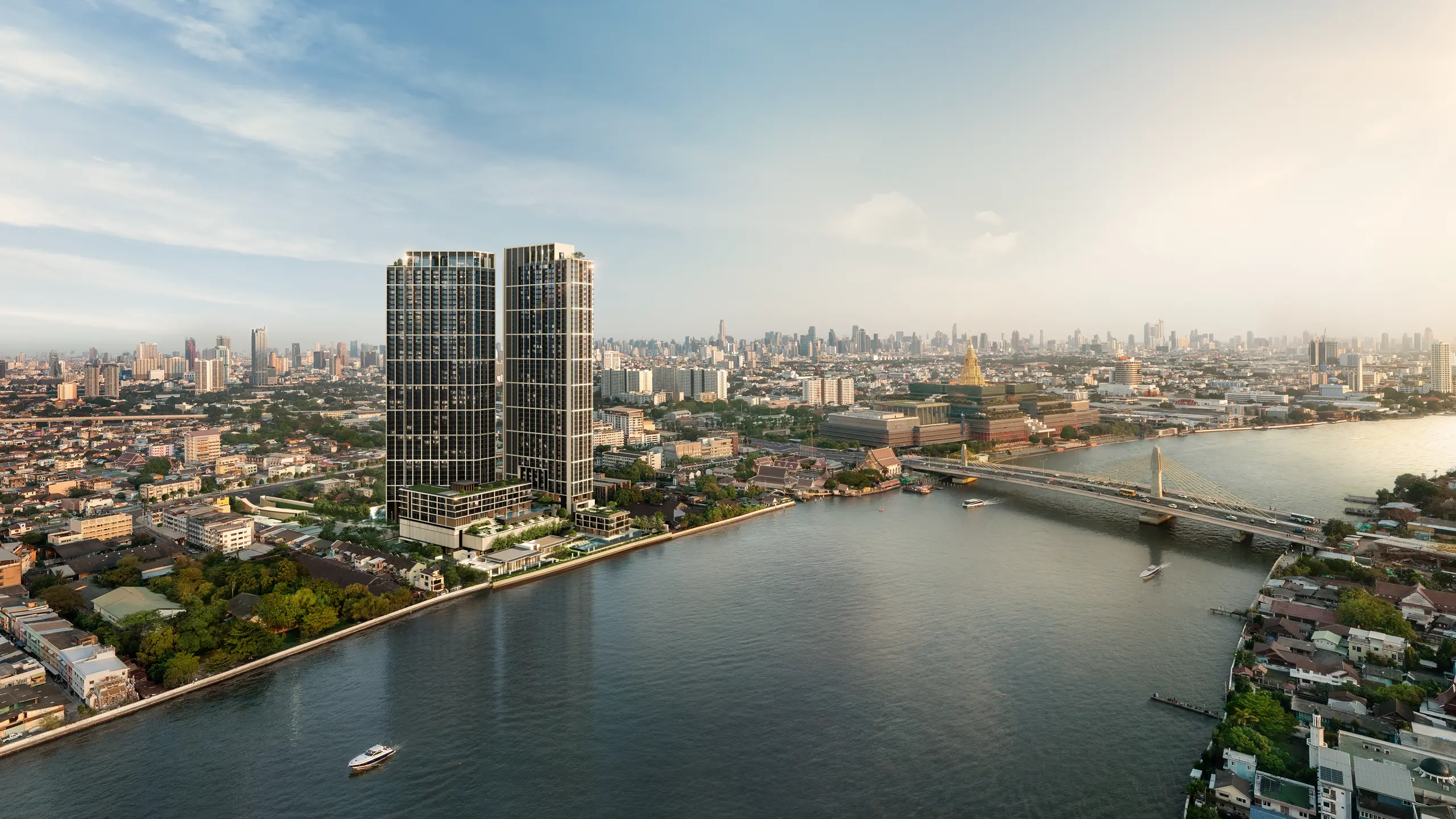 Overall Building From River